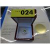 Image 2 : Peridot & Diamond ring set in .925 silver