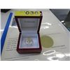 Image 2 : Yellow topaz cluster ring set with 5 diamonds
