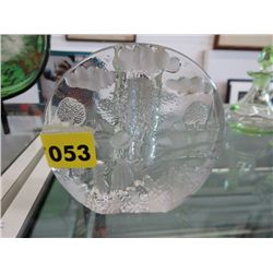 Walther Glas vase - with original sticker