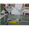 Image 1 : Two Mikasa crystal wine glasses