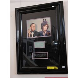 Signature & photo - George Burns & Gracie Allen