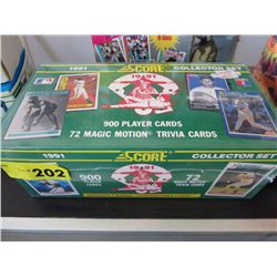 1991 Score Factory sealed baseball cards