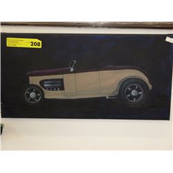 Paint on canvas, Roadster