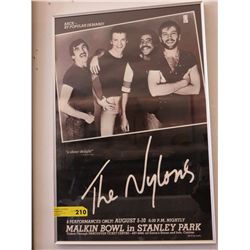 Framed poster of The Nylons