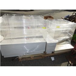 2 skids of retail sorters/bins