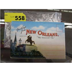 1930's fold out post cards - New Orleans