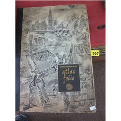 Large National Geographic Atlas folio