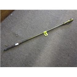 Victorian brass fire poker