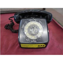 Vintage rotary dial telephone