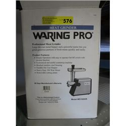 Waring Pro professional meat grinder, in box