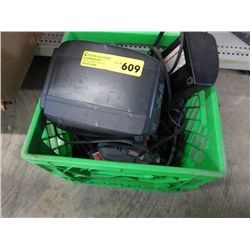 Drills and electric shop heater