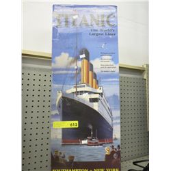 Scale model kit of the Titanic