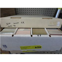 Case of Sports trading cards