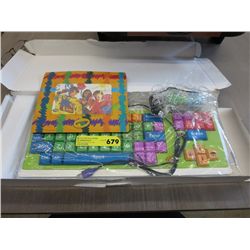 Crayola keyboard with mouse and mouse pad
