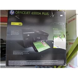 HP Officejet 6500A Plus printer, in box