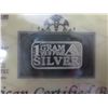 Image 1 : 5x .999 silver 2014 certified silver bars