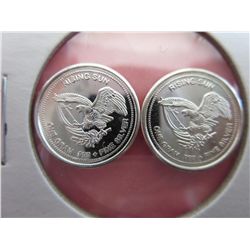 4x .999 silver American eagle silver rounds
