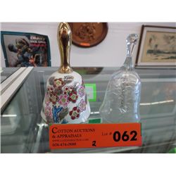 2 collectible dinner bells