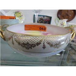 1918 Noritake hand painted bowl - signed