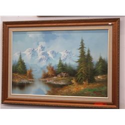 Paint on canvas - signed R Scott