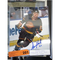 Autographed hockey photo "Garry Valk"