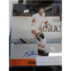 Autographed hockey photo "Guy Lafleur"