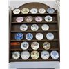 Image 1 : Miniature plates & rack, 24 pieces