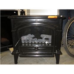 Electric fireplace - retro style