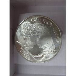 .999 silver 1oz. Buffalo/Native Head round