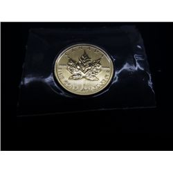 2014 .999 solid gold $1 Canadian maple leaf coin