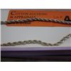 Image 1 : Estate sterling silver Rope necklace