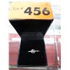 Image 2 : 10 kt gold estate diamond solitaire ring
