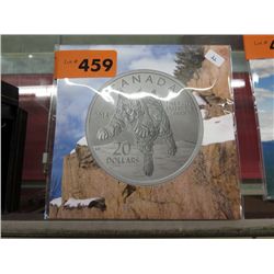2014 Bobcat .999 silver $20 coin & certificate