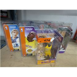 10 x NBA figurines, in original sealed package