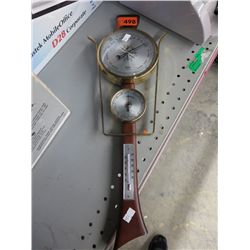Barometer, 19" long, 7" wide