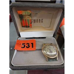 Vintage watch face and back