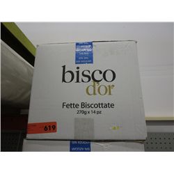 Case of bisco d'or Biscotte