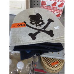 10 skull & crossbones knitted toques