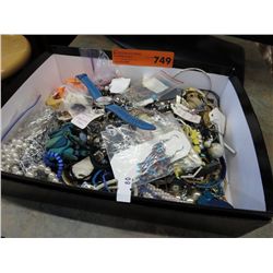 Box of costume jewelry