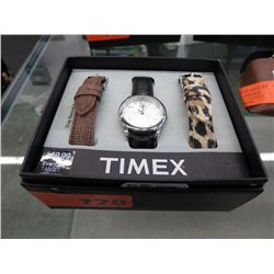 Timex watch with interchangeable bands