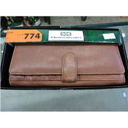 Leather wallet, used - Rochelier
