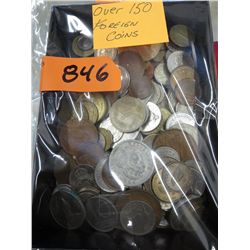 Approx 150 Foreign Coins