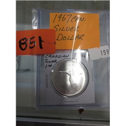 1967 Canadian Silver Dollar