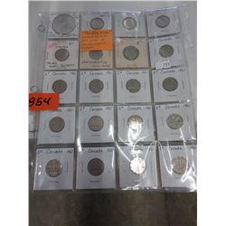 1951 Nickels x19 & Commemorative coin