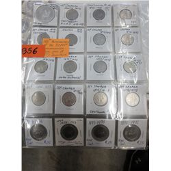 1973 Quarters x19 & Commemorative RCMP Coin