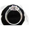 Image 2 : Amethyst & Diamond dinner ring - Round cut