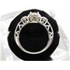Image 2 : Citrine ring set w/ 8 Diamonds in sterling silver