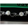 Image 1 : White Pearl & Crystal bracelet