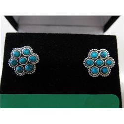 .925 silver new Turquoise gemstone earrings
