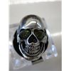 Image 1 : Stainless Steel skull biker's ring
